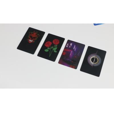 China RoHs RFID LED Card Cold Pressure Vip Membership Cards for sale