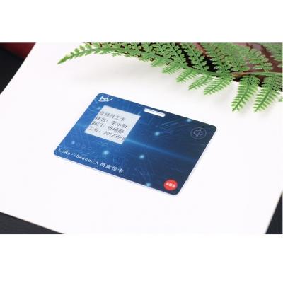 China 1.02 Inch Ink Screen Fingerprint Smart Cards 7816 interface chargeable for sale