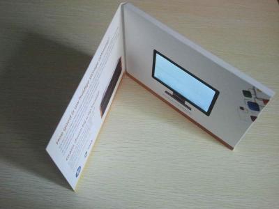 中国 TV/映画特性 LCD のビデオ パンフレット カード単一にビデオに自動に輪になること 販売のため