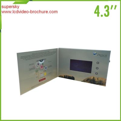 China 512 tela de toque video do cartão HD Digitas do convite da impressão colorida do MB para anunciar à venda