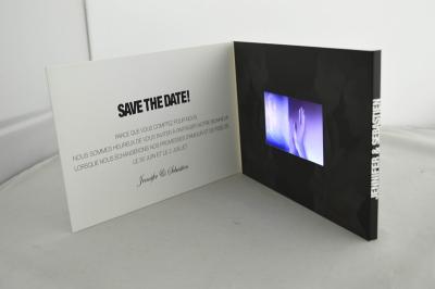 China 10.1 Inch Invitation Video Card , Coating Paper Digital Video Brochure for sale