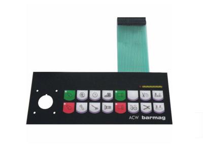 China Tactile Graphic Flexible Membrane Switch With Multipin Nicomatic Connector for sale