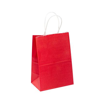 China Custom Gift Shopping Carrier Packaging Colourful Kraft Handle Paper Bags en venta