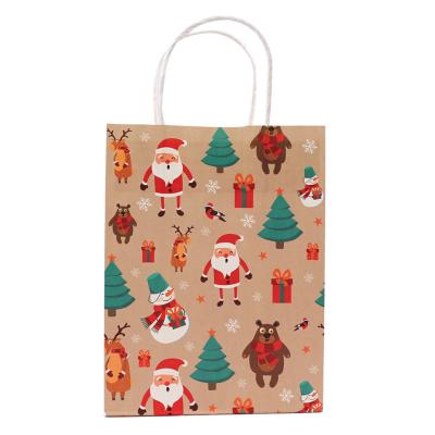 China Luxury Custom Size Package Paper Handle Paper Bag Kraft Paper Shopping Bag for sale