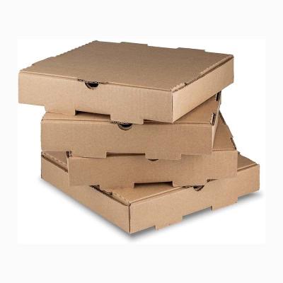 China Rectangle CMYK Color Printing Food Container Paper Box Kraft Paper Pizza Box Te koop