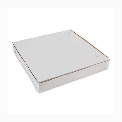 China Portable Pizza Food Container Paper Box Compostable With Matt Lamination Varnishing for sale