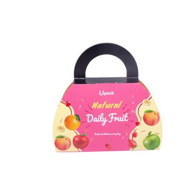 China OEM Custom Printed Apple Fruit Packaging Box Pre Folded Environmentally Friendly for sale