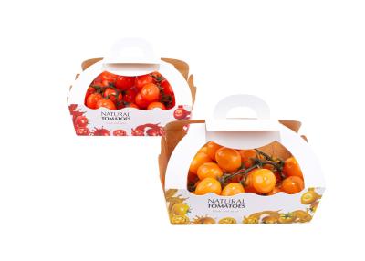 China Cajas de empaquetado de la fruta y verdura del ODM del OEM recicladas para el favor de partido en venta