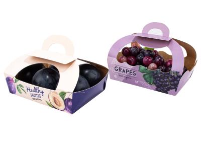 China Paperboard Fruit And Vegetable Packaging Boxes With Glossy Matt Surface Finish for sale