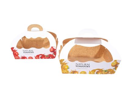 Chine Caisses d'emballage compostables d'Apple, boîte-cadeau recyclable de fruits et légumes à vendre