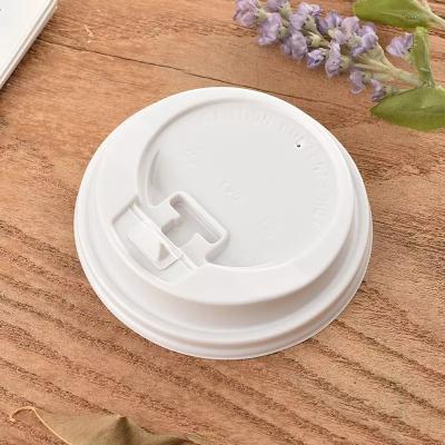 China Plastic 90mm Cup Lids , Eco Friendly Non Smell Cover For Coffee Cup for sale