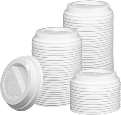 China 12oz 14oz 20oz Paper Cup Lids Disposable For Coffee Tea Cups for sale
