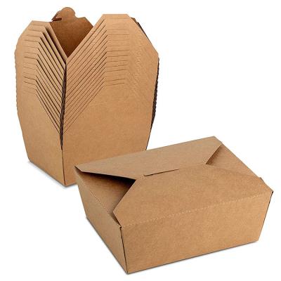 China Customized Food Container Paper Box Waterproof Oilproof Paperboard Te koop