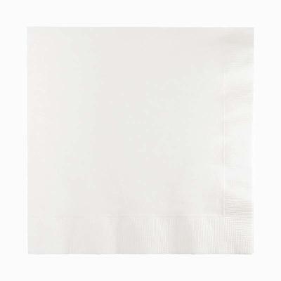 China Dinner Plain Paper Napkin , 16 Gsm 18 Gsm Recycled Paper Serviettes for sale