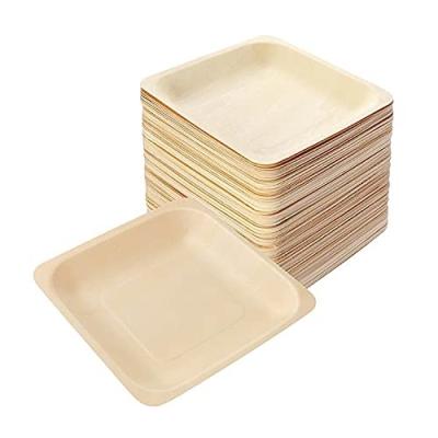 China Oil Proof Kraft Paper Plate Microwavable For Barbecue Fried Chicken for sale