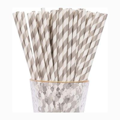 China Paper Wood Compostable Bubble Tea Straws , Disposable Boba Paper Straw for sale