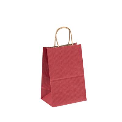 China Kraft Paper Bags With Twisted Handles Eco Friendly Disposable for sale