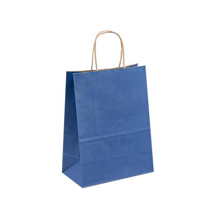 China Grocery Shopping Handle Paper Bags With Foil Stamping Embossing Finishing for sale