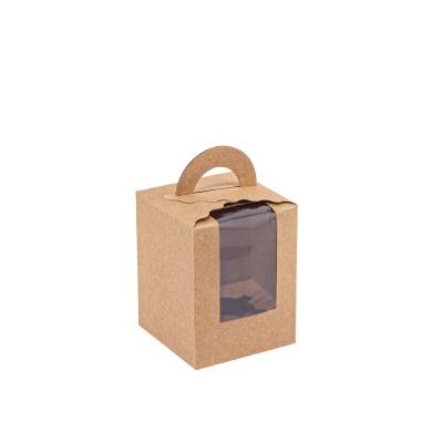 Китай Коробка Oilproof квадратного пищевого контейнера бумажная для именниного пирога свадьбы хлебца продается