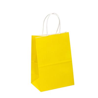 China Shopping Convenient Portable Kraft Paper Bag Custom Logo Design Size Wholesale for sale