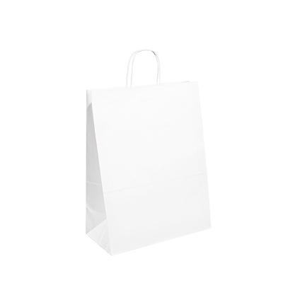 China Custom Luxury Paper T Shirt Bags Shopping Paper Bags With Your Own Logo for sale
