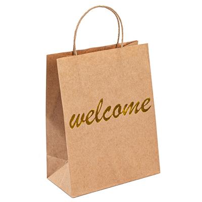 China Customized Eco Friendly Kraft Bags For Wedding With OEM / ODM Service for sale