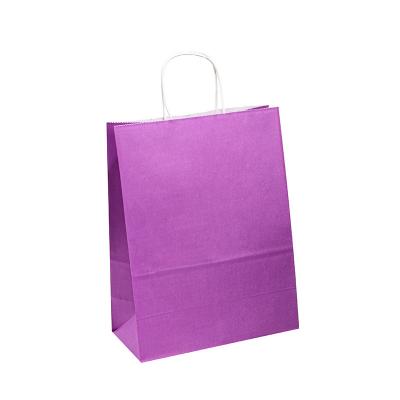 China Custom 100gsm 120gsm Recycled Paper Bag Eco Friendly Wide Base for sale