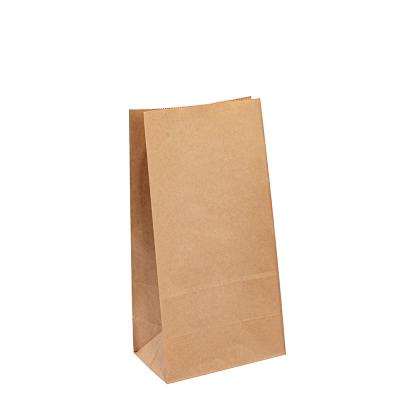 China Wholesale Custom Size Kraft Paper Packing Bags For Bread Sandwich for sale