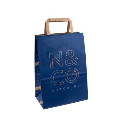China 10kg Carry Bakery Goods Paper Bags For Grocery And Food Delivery for sale