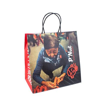 China 8 a cor Flexo que imprime 100gsm recicla sacos de papel para compras na mercearia à venda