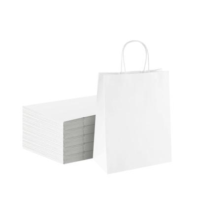 China Bakkerijproducten Flat Handle Paper Bags Op maat met ramen Te koop