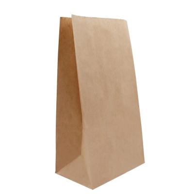China Fast Food Custom Paper Bag Printing with Uncoated Lined Interior Material Te koop