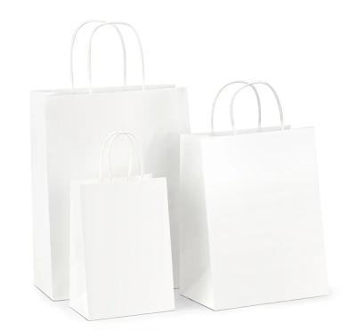 China Type OEM ODM Service Kraft Paper Packing Bags with Eco-friendly Water-based Soy Ink Te koop