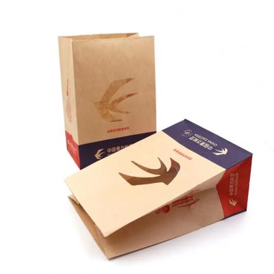 中国 Customized Carry Weight Fruit Paper Bags with Wet Strength Kraft Paper and OEM Printing 販売のため