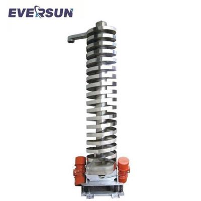 China Stainless Steel Vertical Screw Elevator / Vibrating Spiral Conveyor For Granular Material for sale