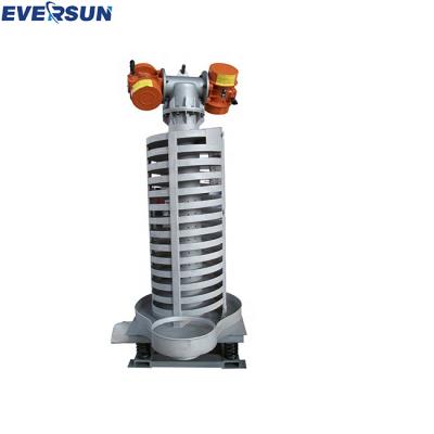 China Elevador vertical espiral refrigerado por agua del transportador de tornillo para las partículas de goma en venta