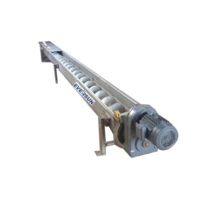 China Flexible Shaftless Screw Auger Conveyor For Powder Granule Conveyor System à venda