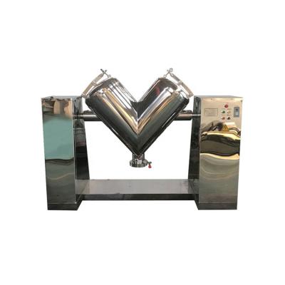 China Stainless Steel 304 / 316L V Type Powder Mixer With Maximum Loading Weight 5-1200kg for sale