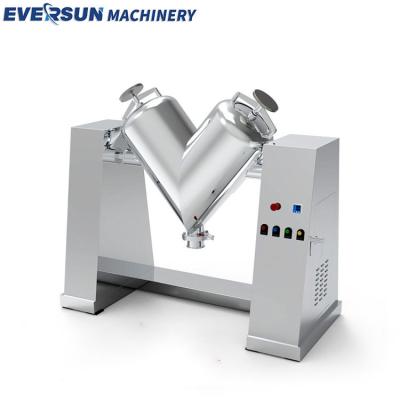China Máquina de mezcla de harina con velocidad ajustable de tipo V mezclador de polvo 1-29 rpm Tiempo de mezcla en venta