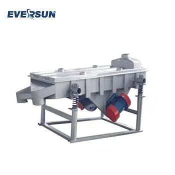China High Capacity Linear Vibrating Separator Vibrating Rock Screen For Sieving for sale