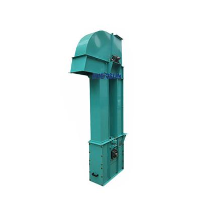 China Food Grade Carbon Steel / SS304 / 316 Chain Bucket Elevator Conveyor For Wet Sand for sale