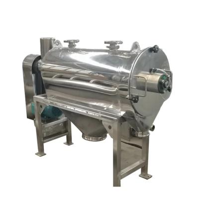 China Stainless Steel 304 Horizontal Airflow Screen Centrifugal Screener For Mica Powder for sale