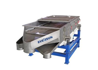 China 1 - 5 Layers Linear Vibrating Sieve Screen With Double Vibration Motor For Screening for sale