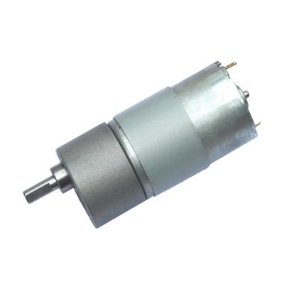 China Spur Gearbox Gear Motor 37mm 12V 24V DC Motor 45 Rpm Low Noise High Torque for sale