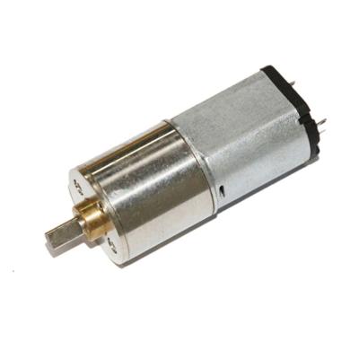 China 3V 6V DC Low Speed Gear Motor 16mm 35 45 55 rpm 3MM Axis Reverse DIY Smart Lock for sale