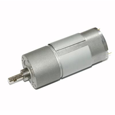 China 12V 24V 37mm Brush DC Gear Motor 555 High Torque 45 55 65 75 rpm Low Speed for sale