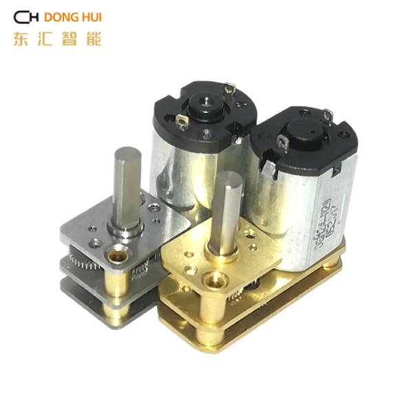 Quality 24mm Brush DC Gear Motor Tower Wheel Reverse Eccentric Output Shaft Gearbox for sale