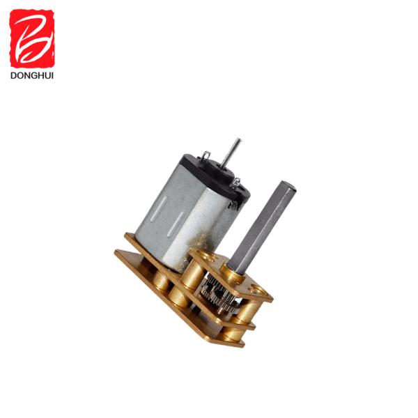Quality 24mm Brush DC Gear Motor Tower Wheel Reverse Eccentric Output Shaft Gearbox for sale