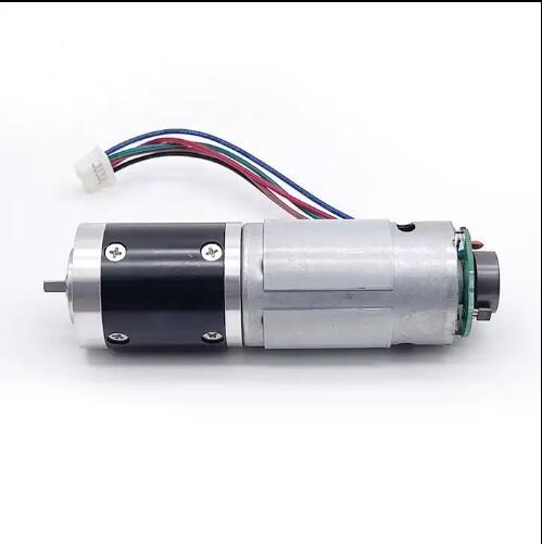Quality High Torque Planetary Gear Motor 28mm 12V Electric Gearbox DC Motor With Encoder for sale