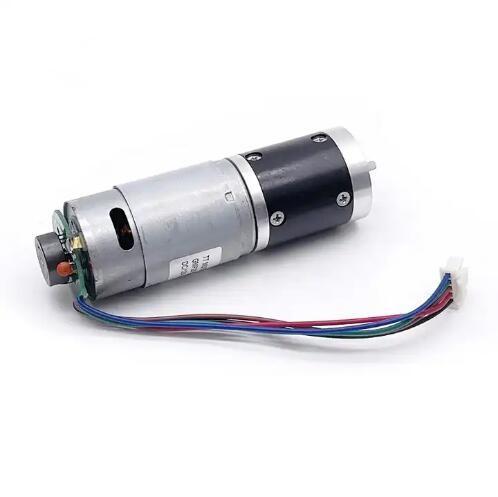 Quality High Torque Planetary Gear Motor 28mm 12V Electric Gearbox DC Motor With Encoder for sale